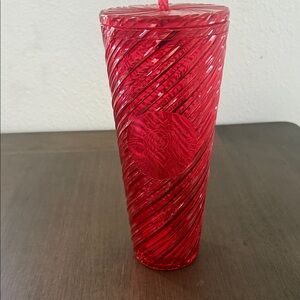 Starbucks Red Swirl Tumbler